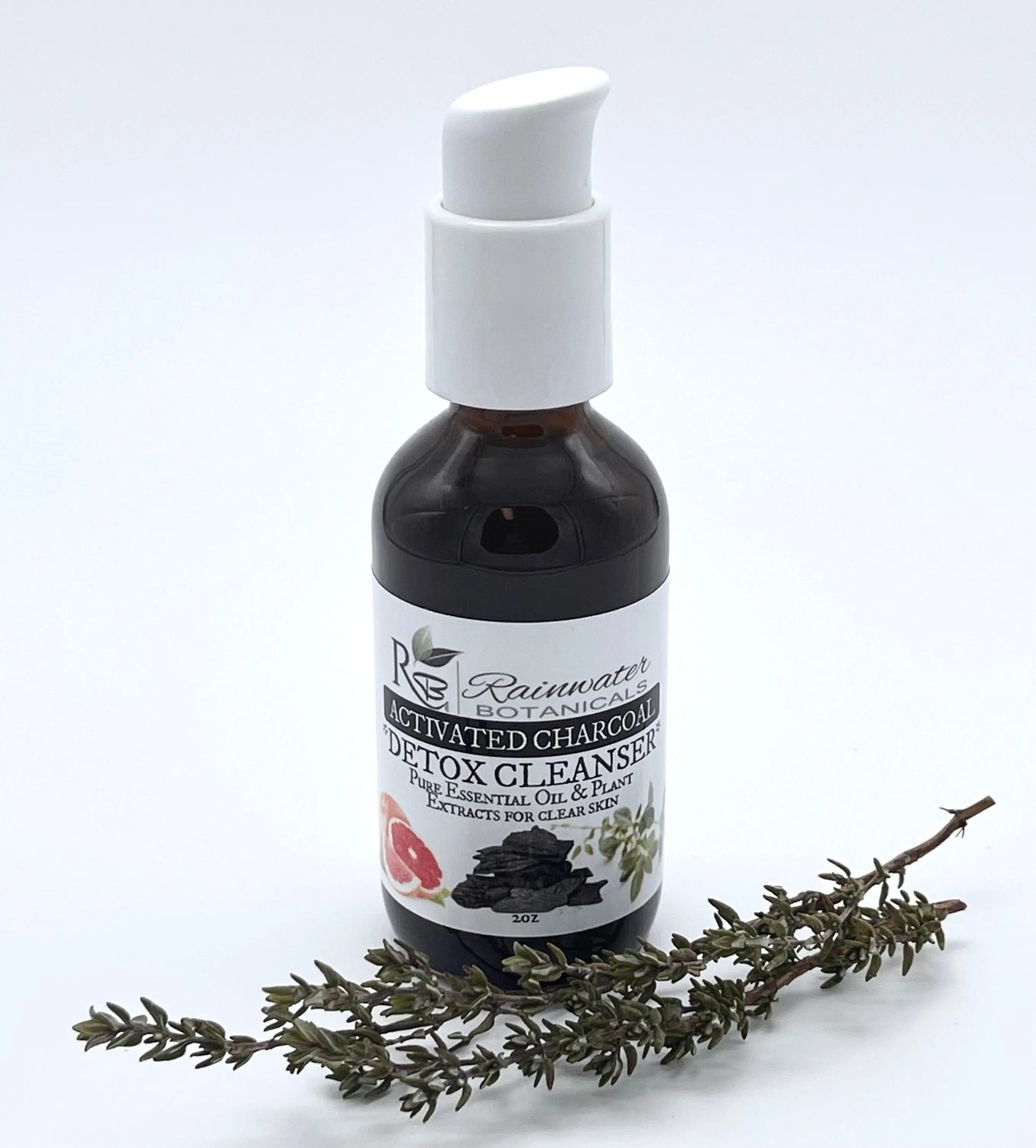 Activated Charcoal Facial Cleanser-Rainwater Botanicals