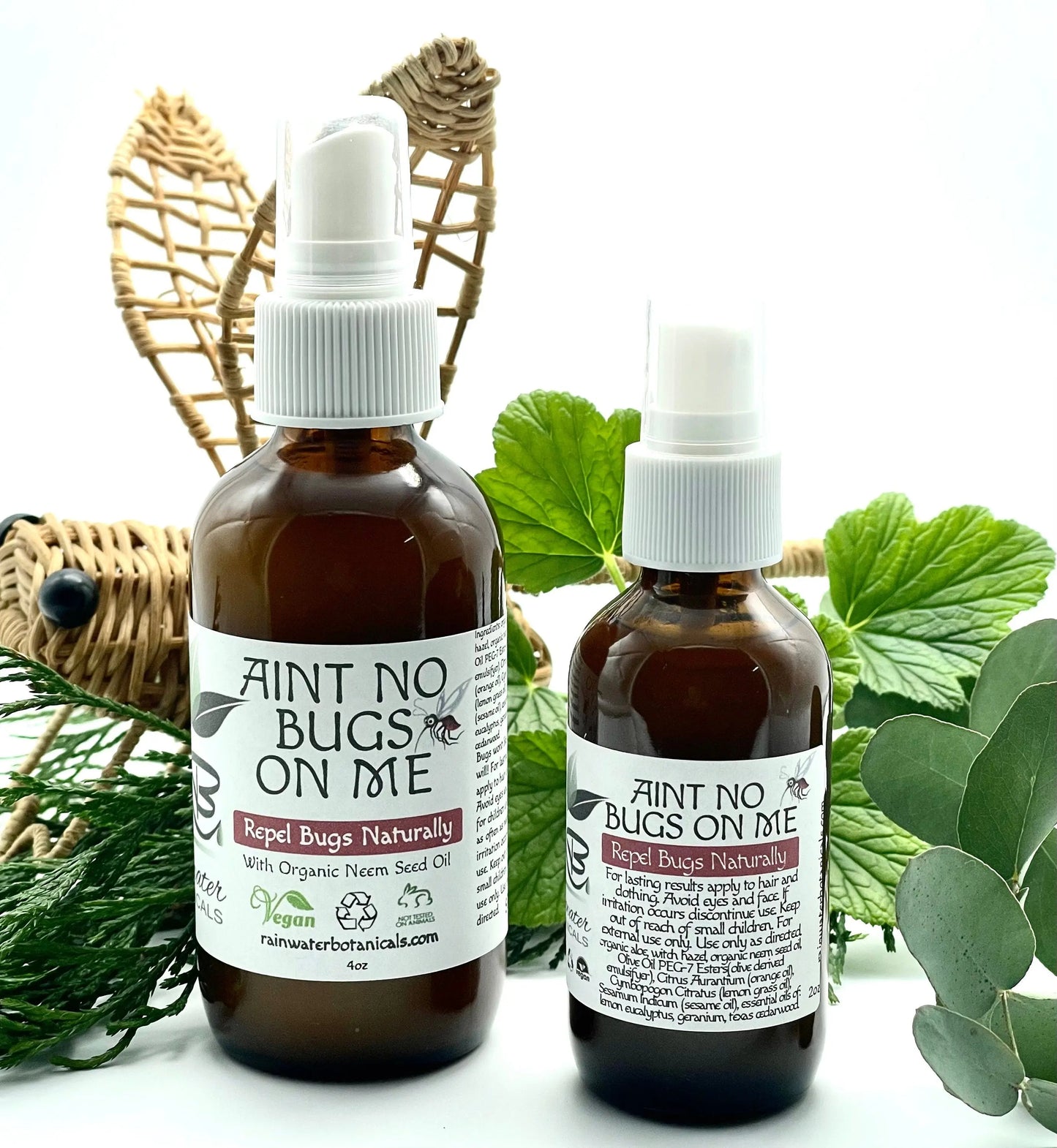 Aint No Bugs On Me Bug Natural Repelling Spray-Rainwater Botanicals
