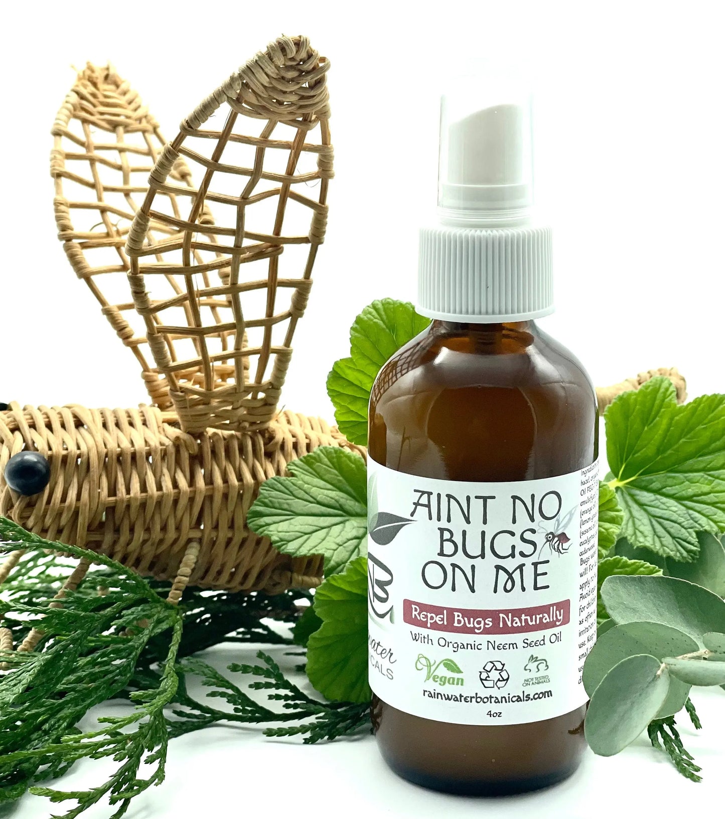 Aint No Bugs On Me Bug  Natural Repelling Spray-Rainwater Botanicals