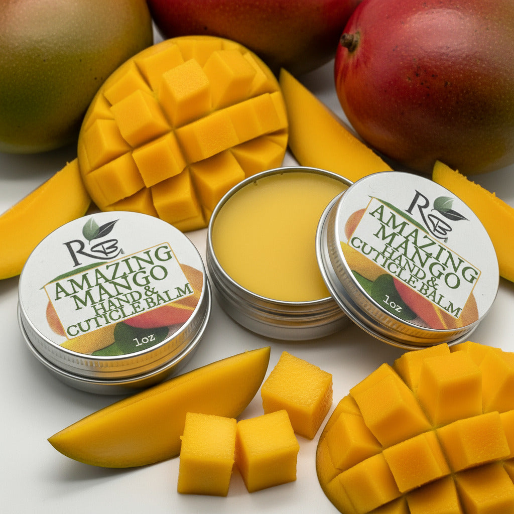 Amazing Mango Hand & Cuticle Balm Rainwater Botanicals