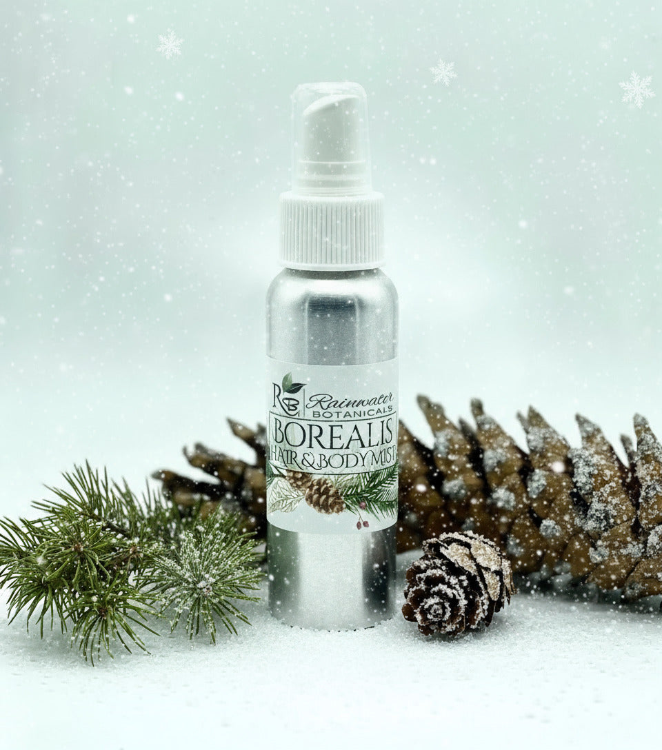 Borealis Natural Hair and Body Mist - Rainwater Botanicals