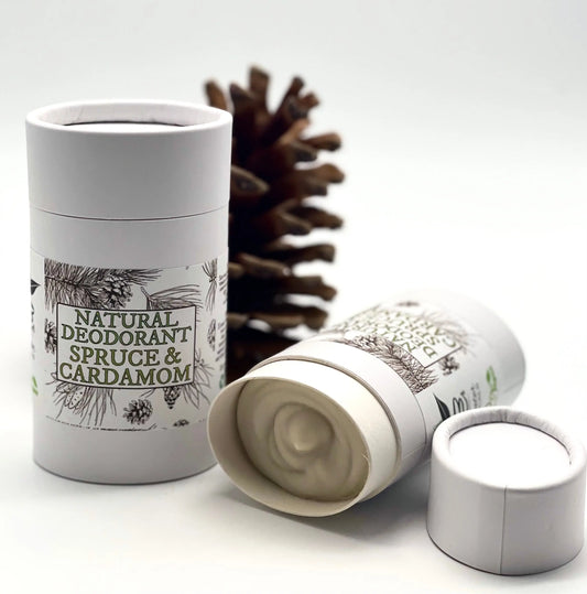 Effective Natural Deodorant, vegan, zero waste Rainwater Botanicals