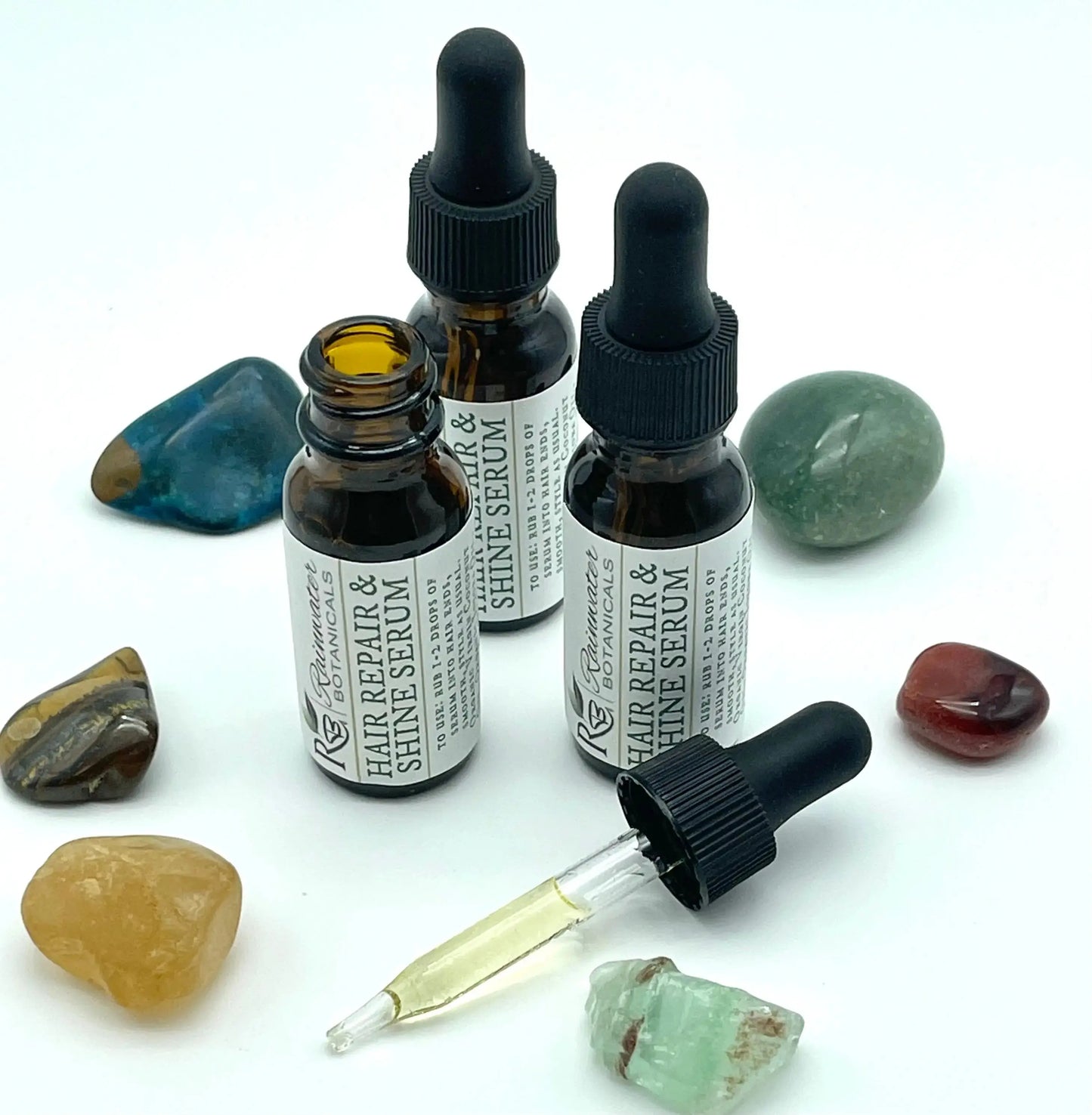 - Hair Repair and Shine Serum with Copaiba oil and Pracaxi oil-Rainwater Botanicals