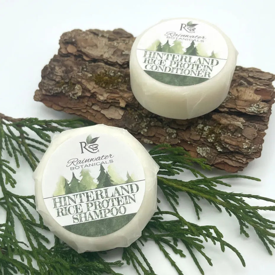 Hinterland Rice Protein Solid Shampoo Rainwater Botanicals