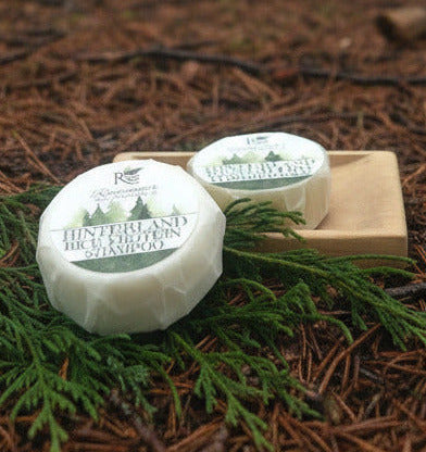 Hinterland Rice Protein Solid Shampoo Rainwater Botanicals