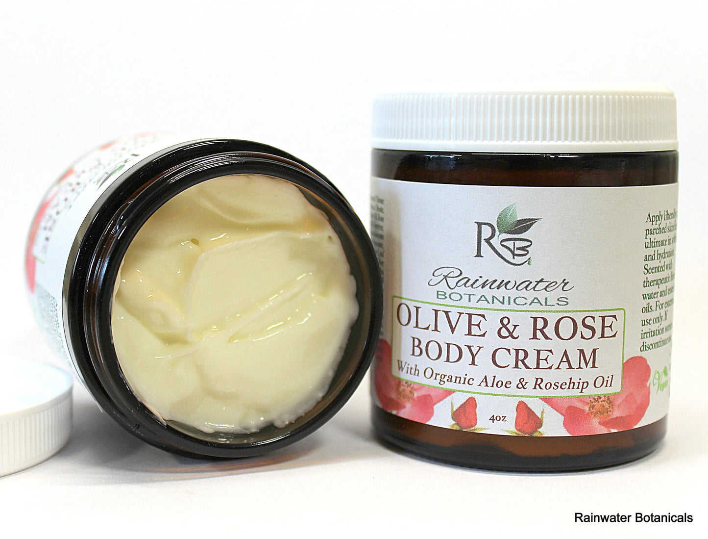 Olive & Rose Body Cream-Rainwater Botanicals