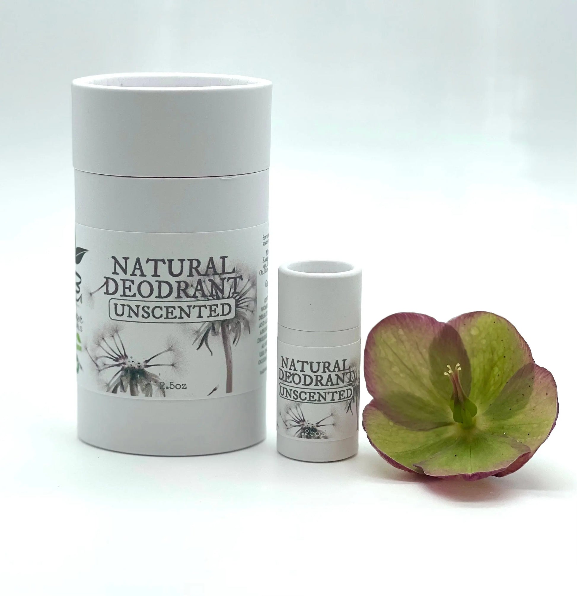 Unscented Natural Deodorant for sensitive skin