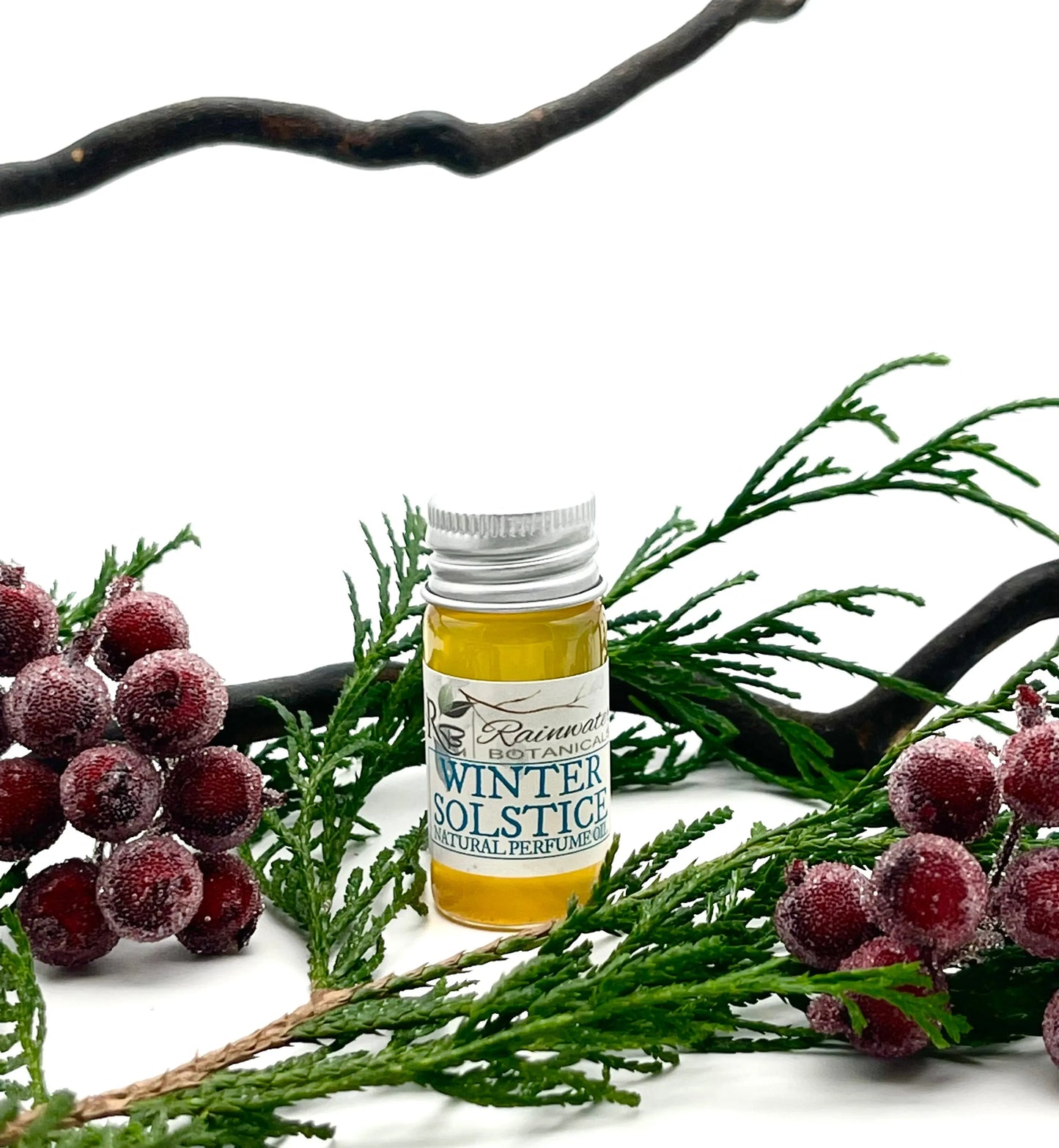 Winter Solstice Natural Perfume Oil Rainwater Botanicals
