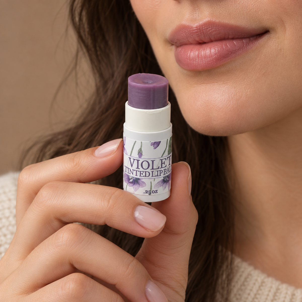 Violet Tinted Lip Balm-Rainwater Botanicals
