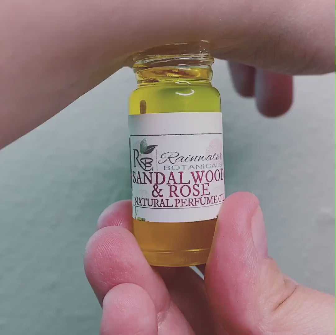 Sandalwood & Rose Natural Perfume Oil