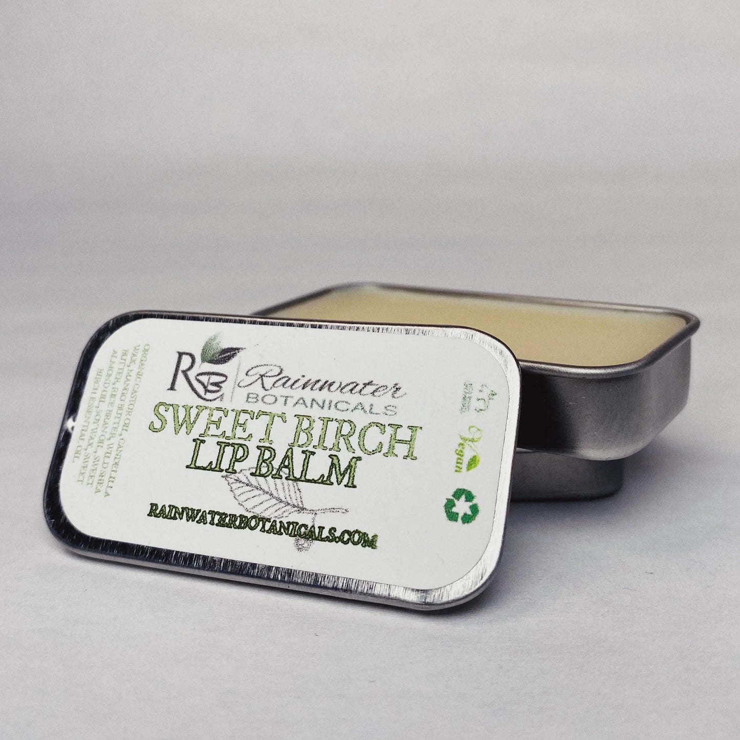 Sweet Birch Lip Balm vegan, eco packaging