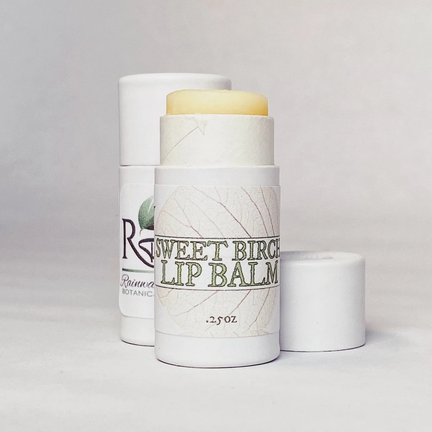 Sweet Birch Lip Balm vegan, eco packaging