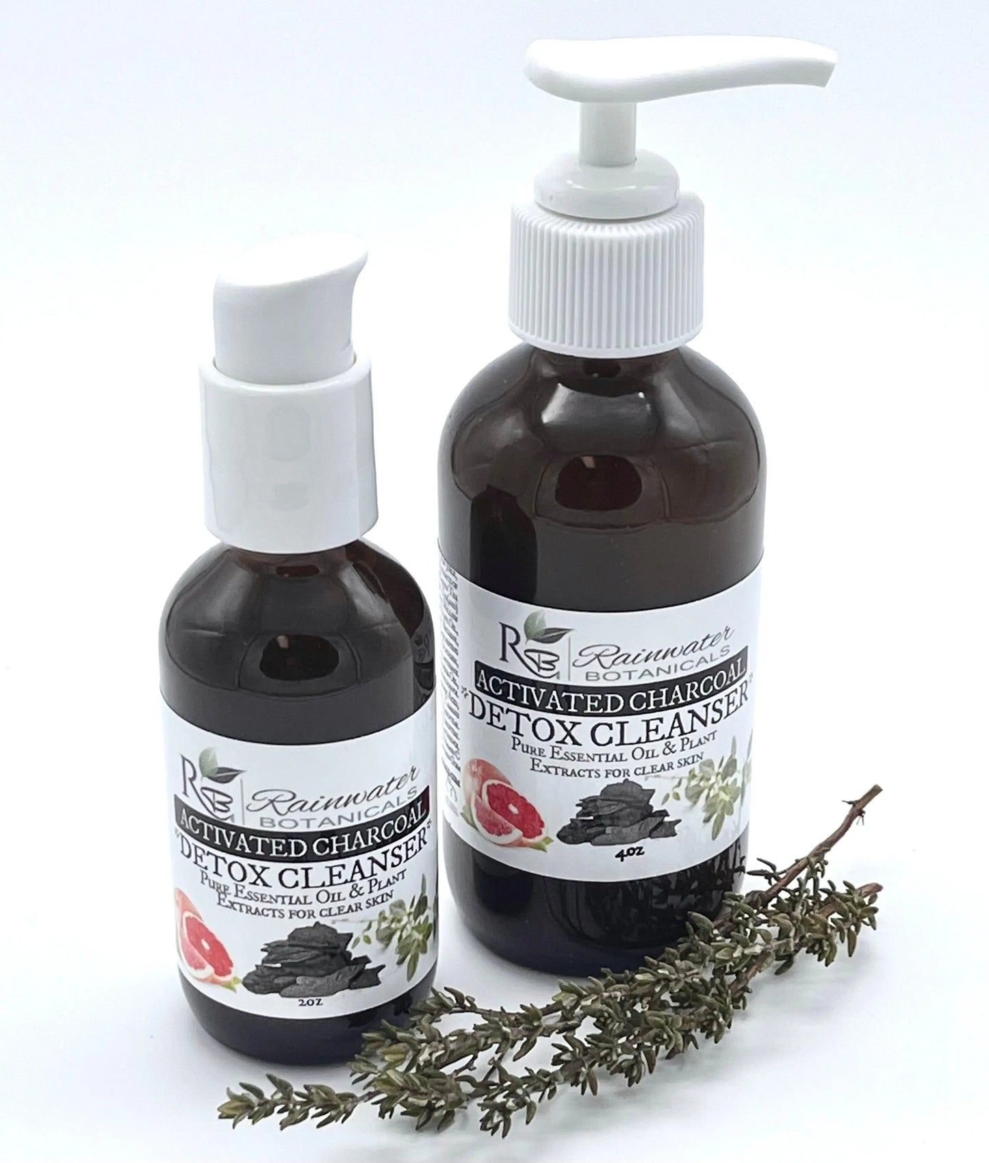 Activated Charcoal Facial Cleanser-Rainwater Botanicals