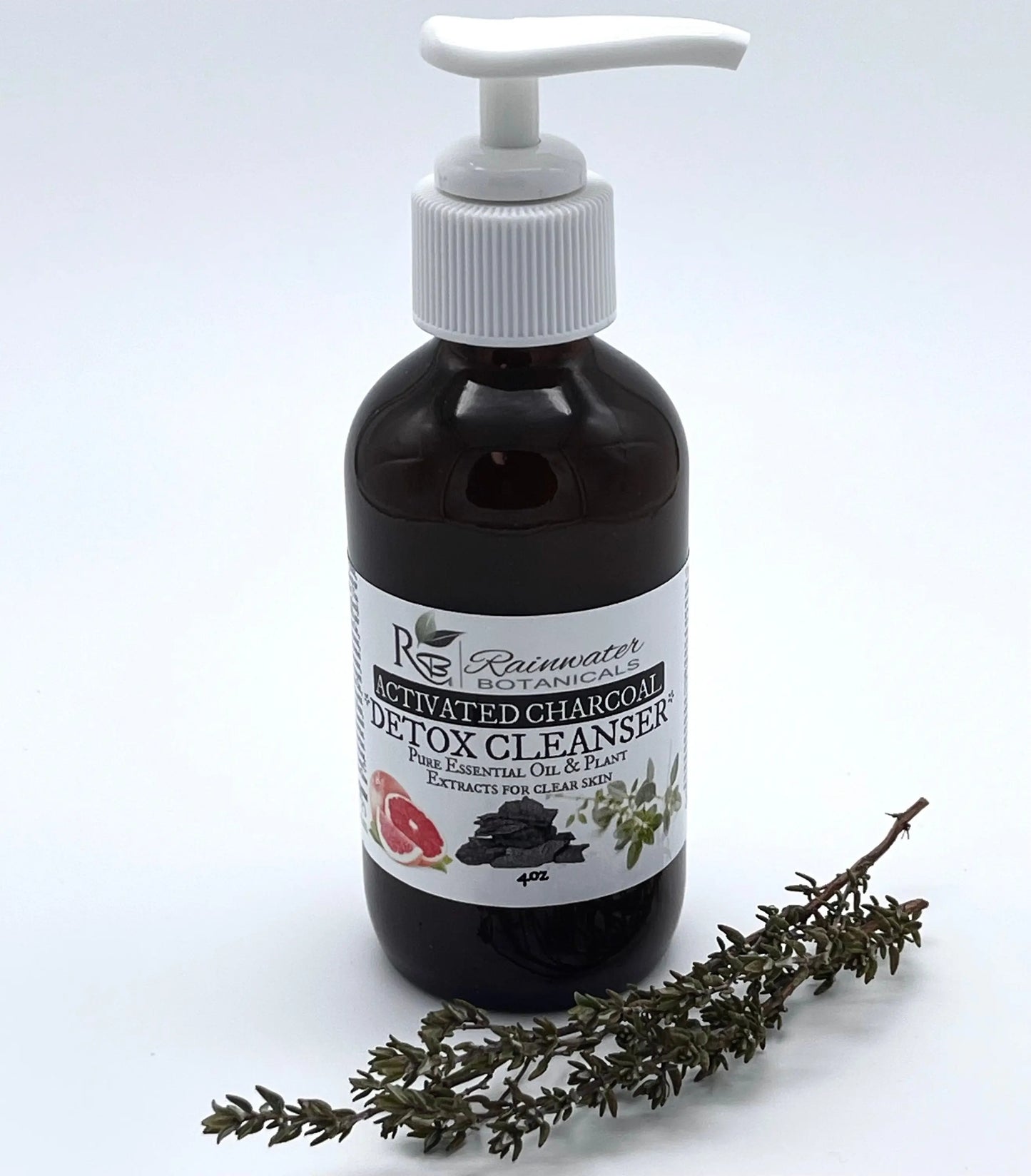 Activated Charcoal Facial Cleanser-Rainwater Botanicals