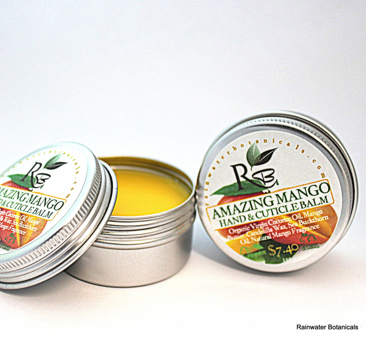 Amazing Mango Hand & Cuticle Balm Vegan & Plastic Free Packaging-Rainwater Botanicals