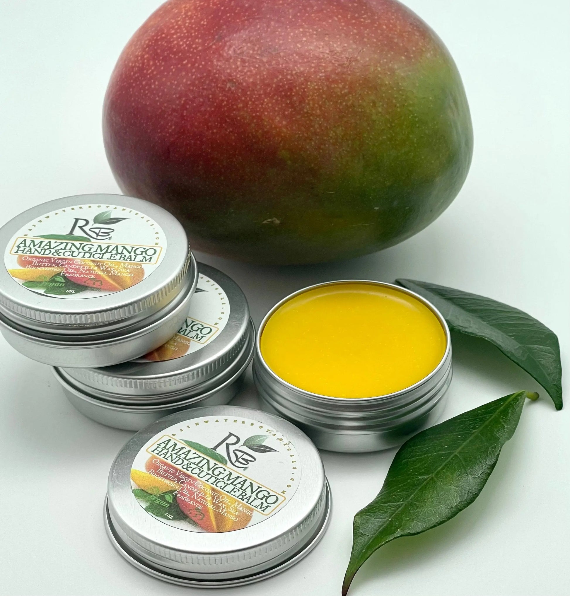 Amazing Mango Hand & Cuticle Balm Vegan & Plastic Free Packaging-Rainwater Botanicals