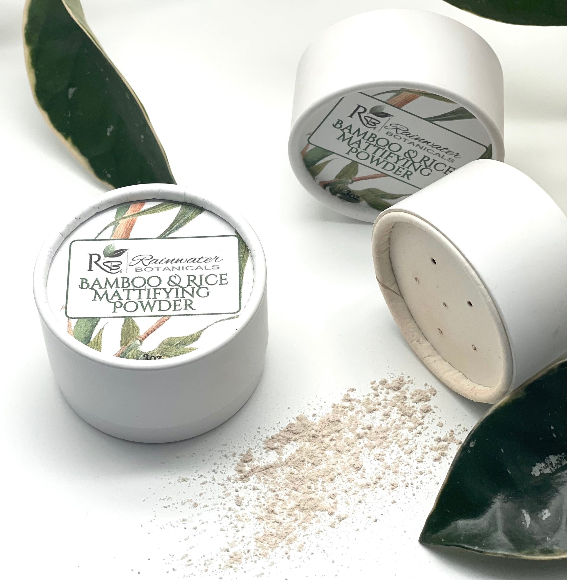 Bamboo & Rice Mattifying Powder by Rainwater Botanicals - Rainwater Botanicals