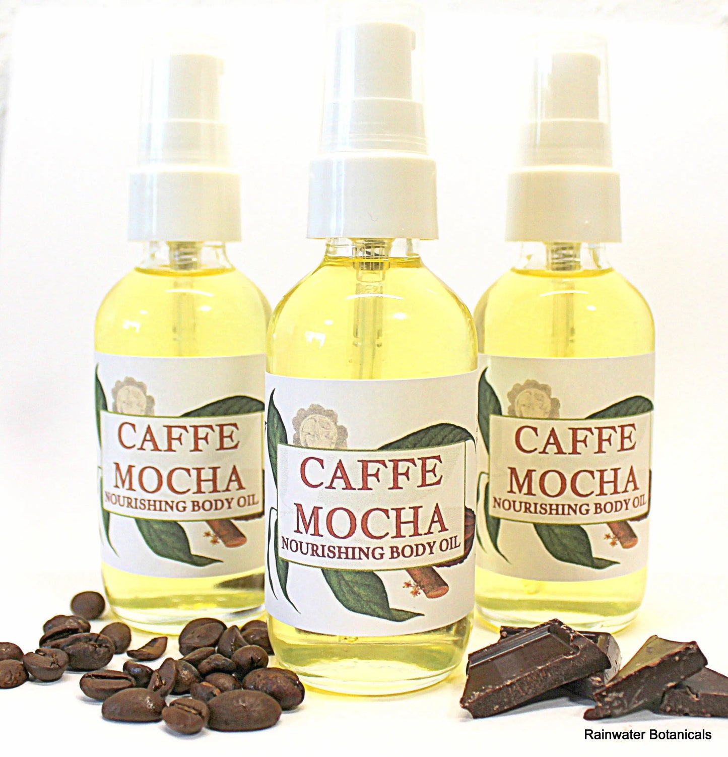 Caffe Mocha Body and Bath Oil-Rainwater Botanicals