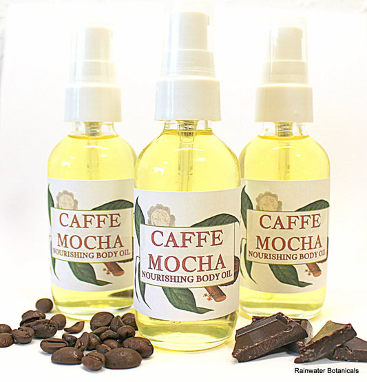 Caffe Mocha Body and Bath Oil-Rainwater Botanicals