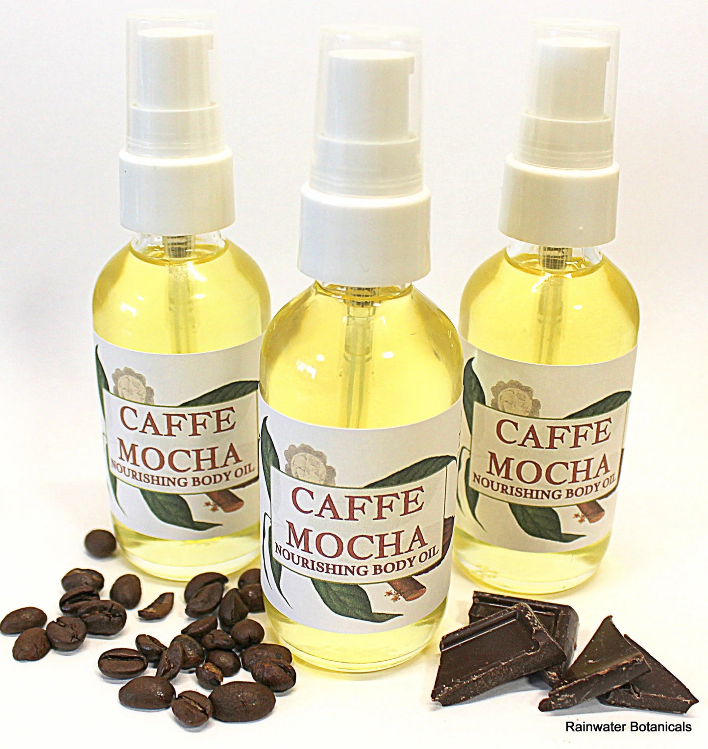 Caffe Mocha Body and Bath Oil-Rainwater Botanicals