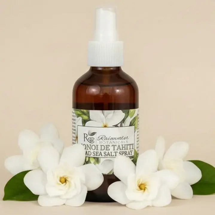 Dead Sea Salt Spray For Hair, moisturizing natural curl activator Rainwater Botanicals