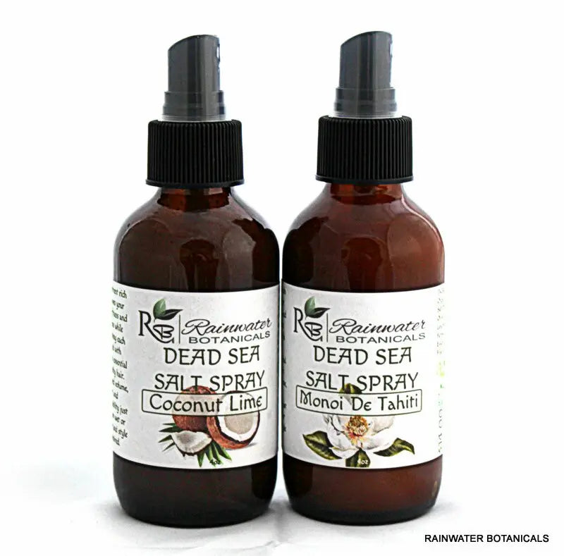 Dead Sea Salt Spray For Hair, moisturizing natural curl activator and styling aid-Rainwater Botanicals
