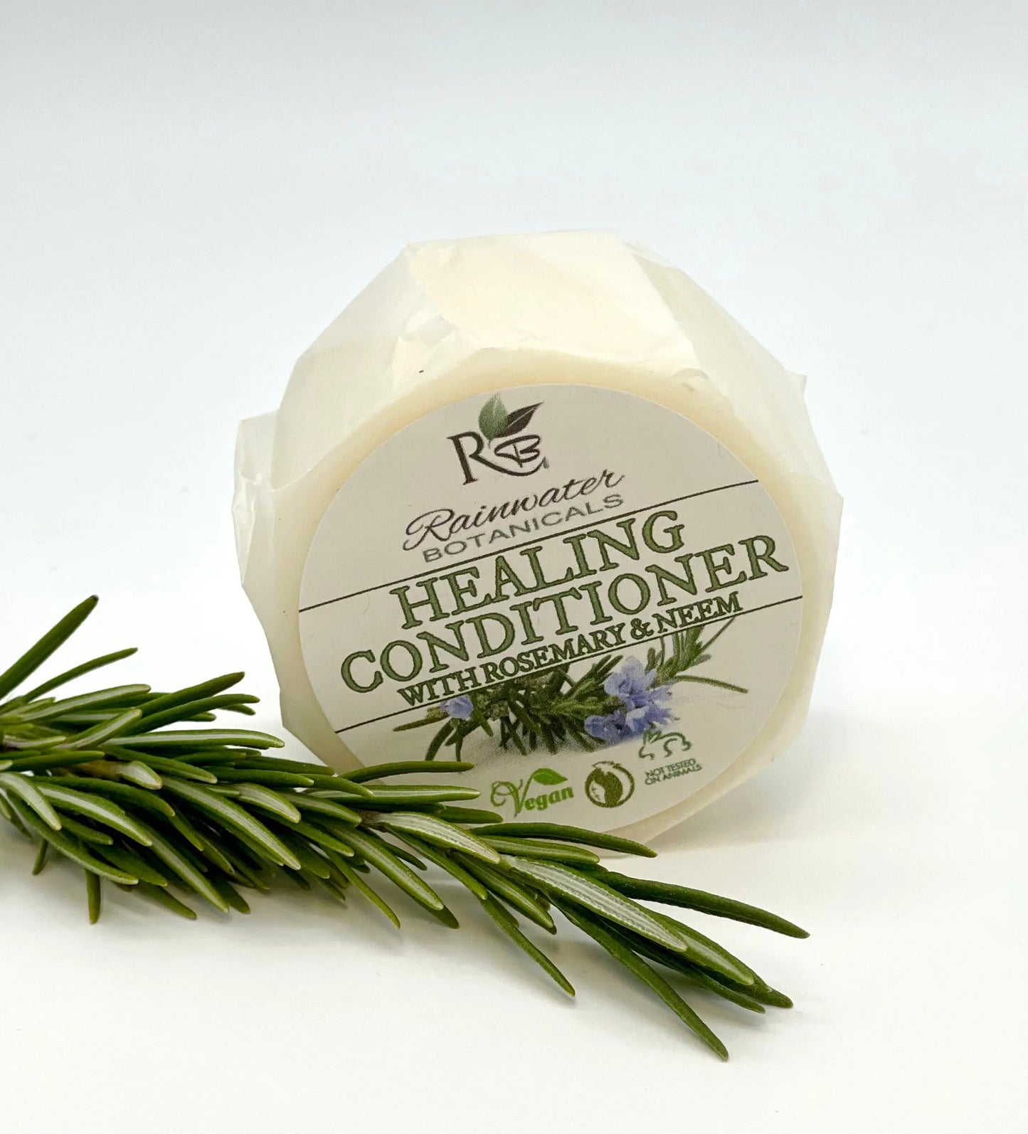 Healing Solid Conditioner Zero Waste Rainwater Botanicals