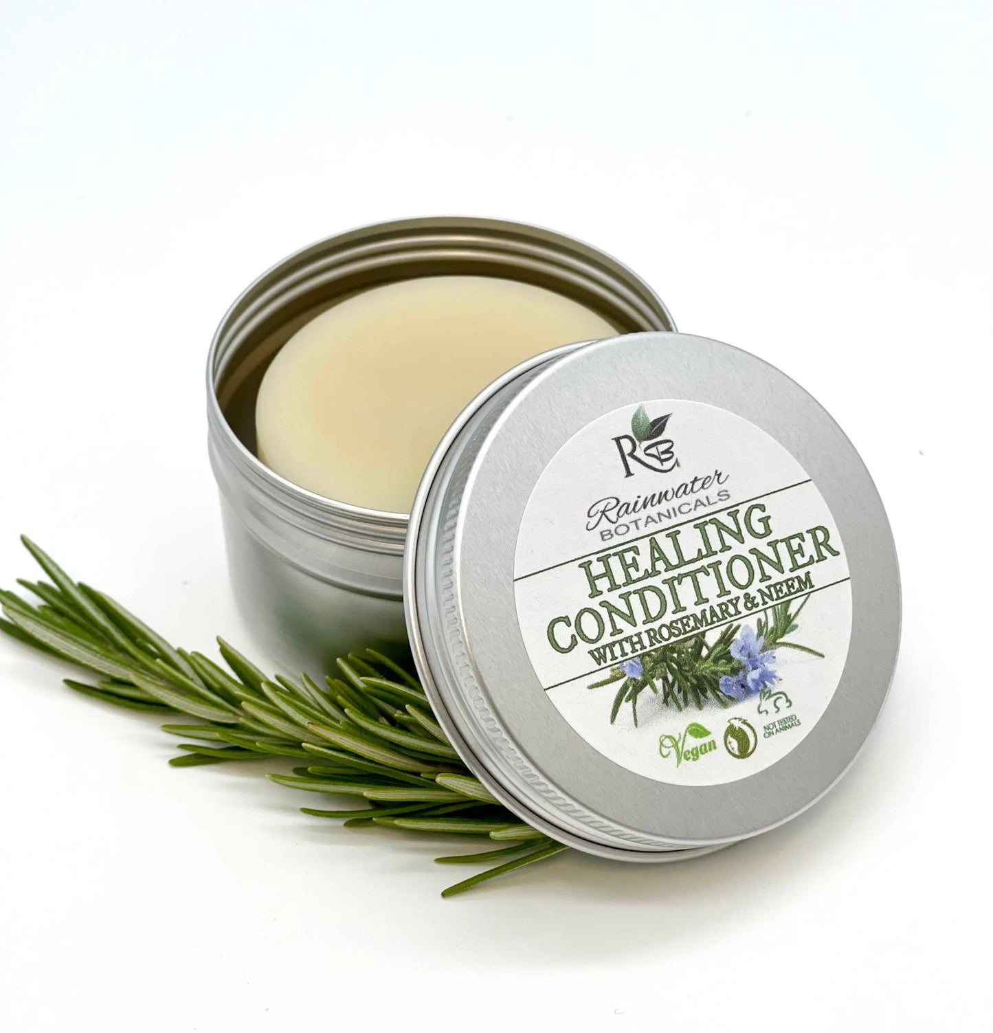 Healing Solid Conditioner Zero Waste Rainwater Botanicals