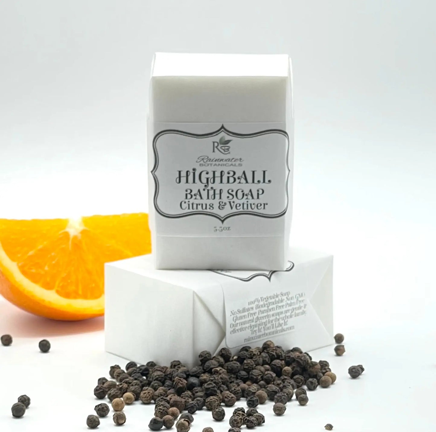Highball Bath Soap-Rainwater Botanicals