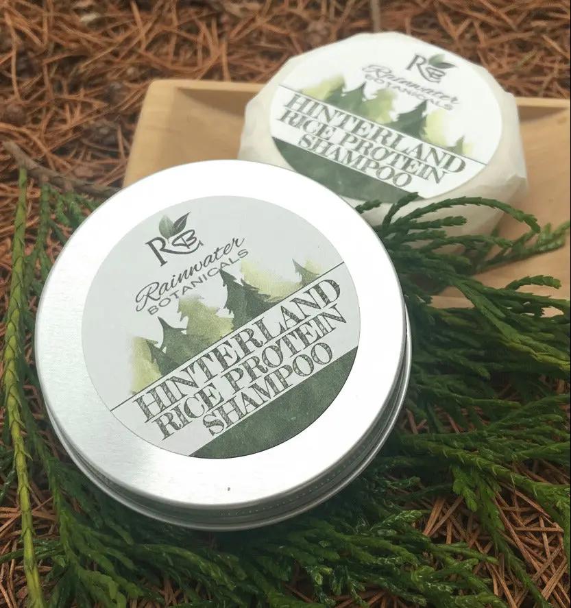 Hinterland Rice Protein Solid Shampoo Rainwater Botanicals