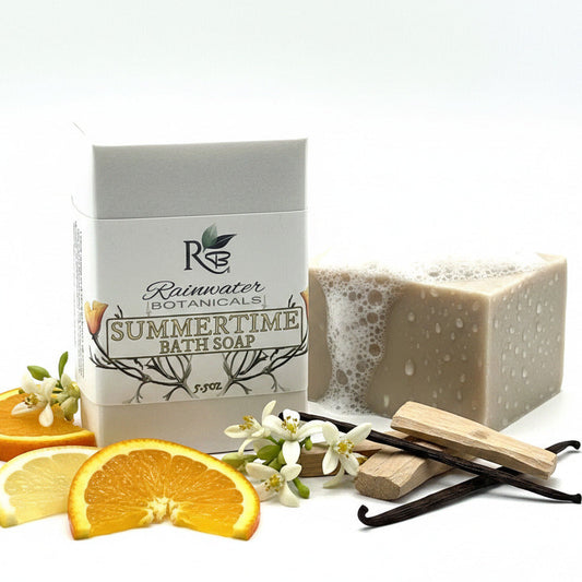 Summertime Natural Bath Soap-Rainwater Botanicals Rainwater Botanicals