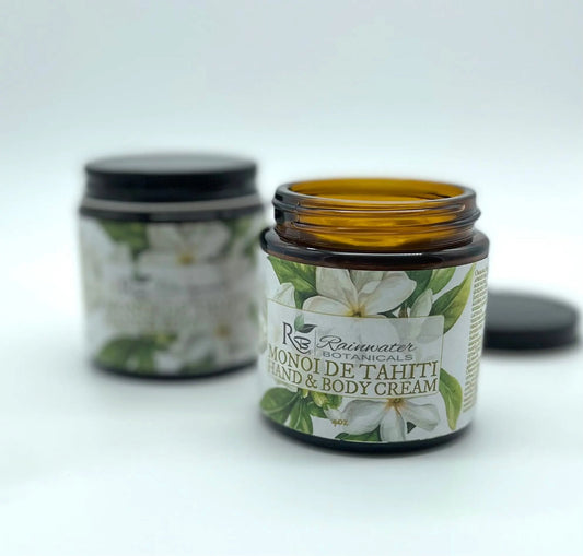 Monoi De Tahiti Hand & Body Cream Rainwater Botanicals