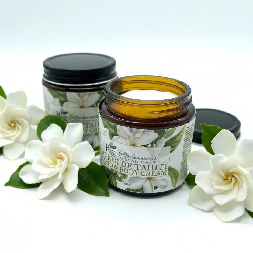 Monoi De Tahiti Hand & Body Cream Rainwater Botanicals