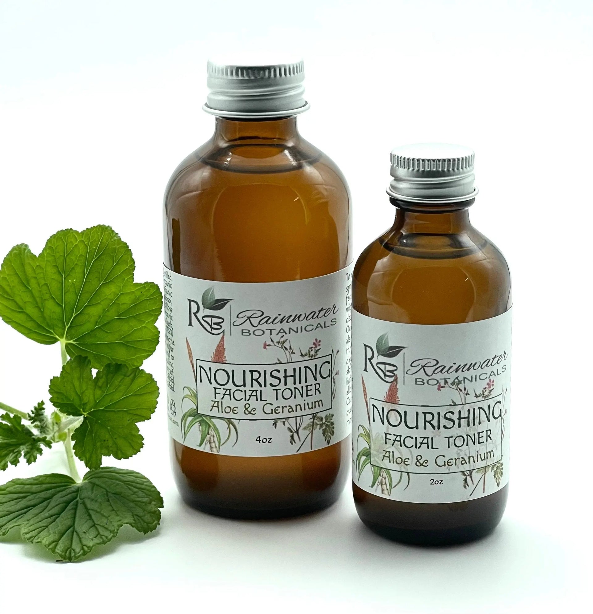 Natural Vegan Nourishing Facial Toner With Aloe And Geranium