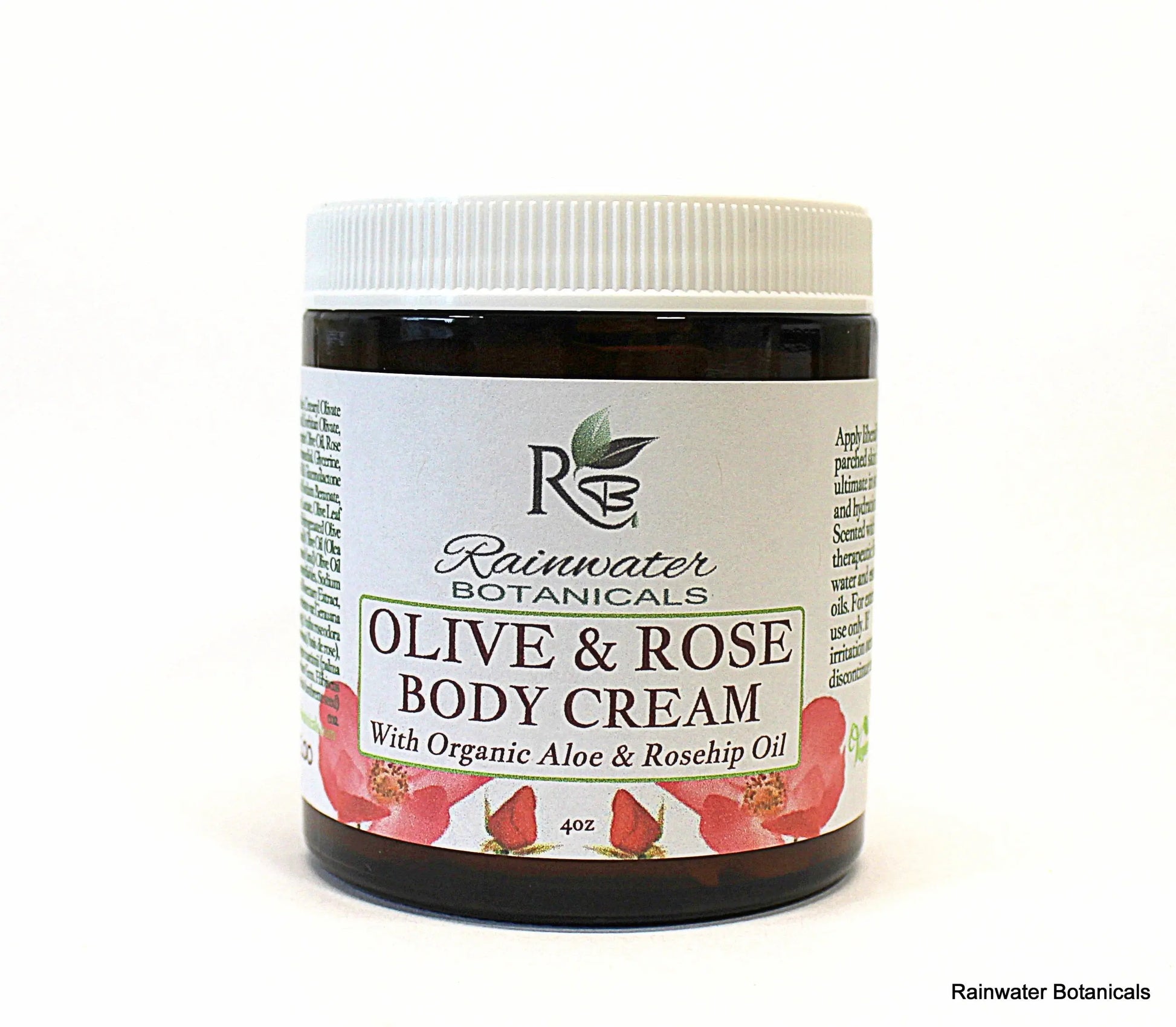 Olive & Rose Body Cream-Rainwater Botanicals