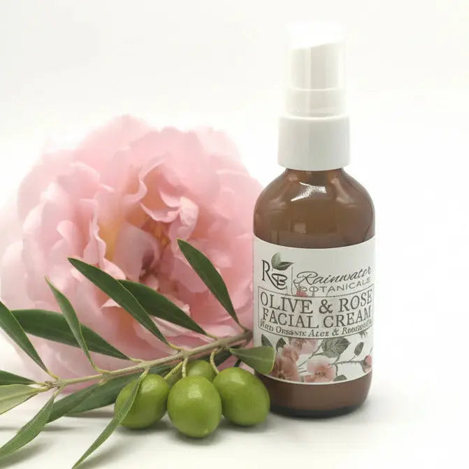 Olive & Rose Moisturizing Facial Cream Rainwater Botanicals