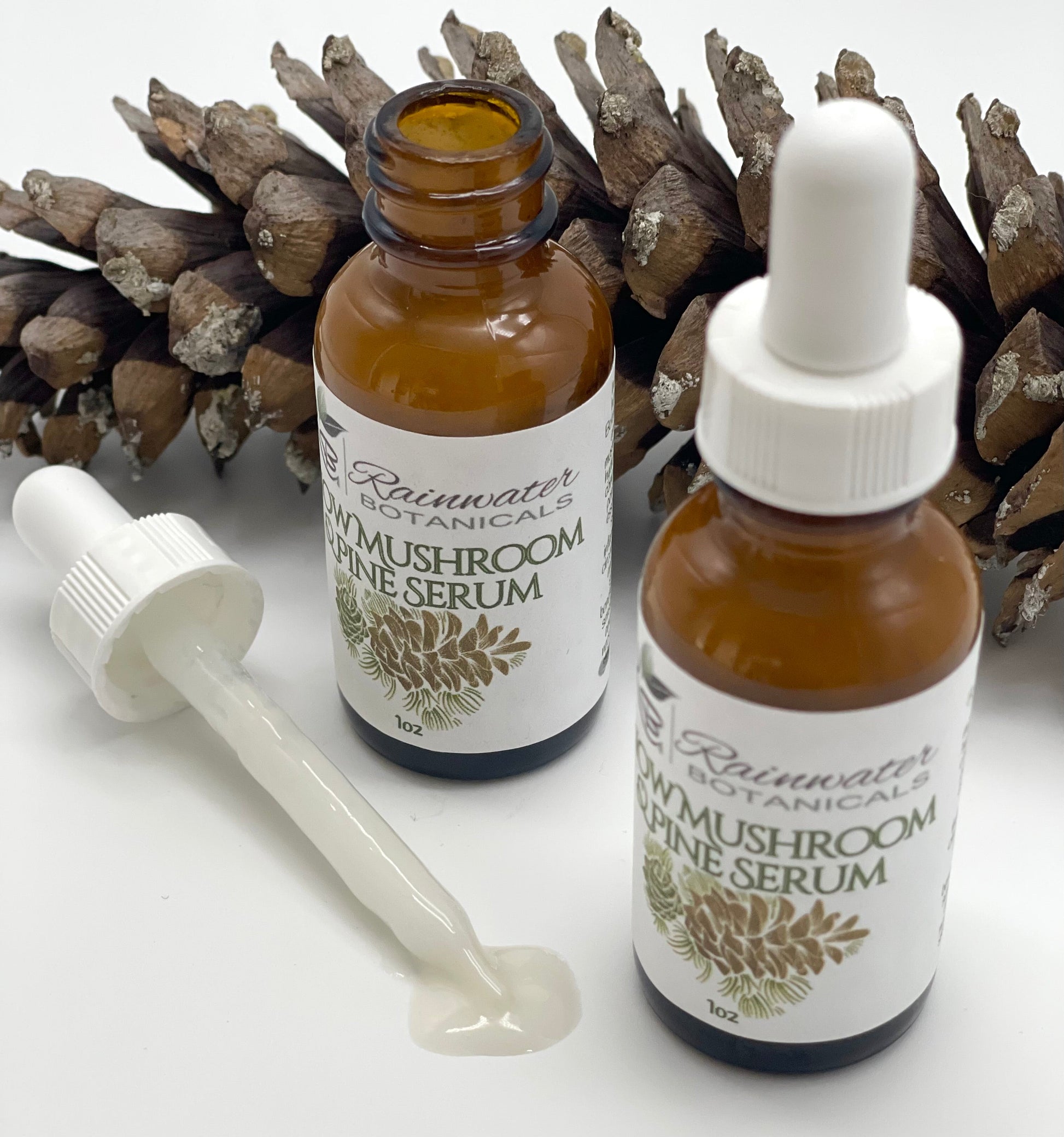 Rainwater Botanicals Snow Mushroom & Pine Serum - Rainwater Botanicals