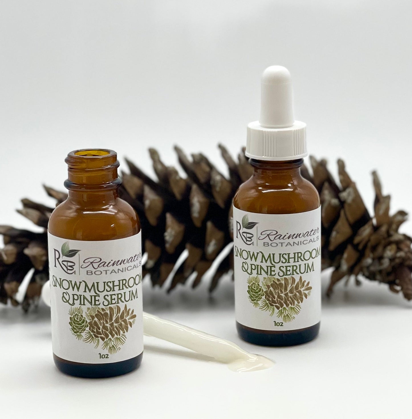 Rainwater Botanicals Snow Mushroom & Pine Serum - Rainwater Botanicals