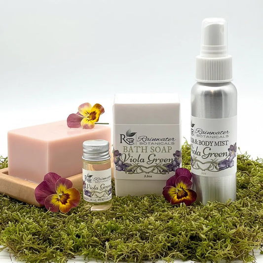 Viola Green Hair & Body Mist Rainwater Botanicals