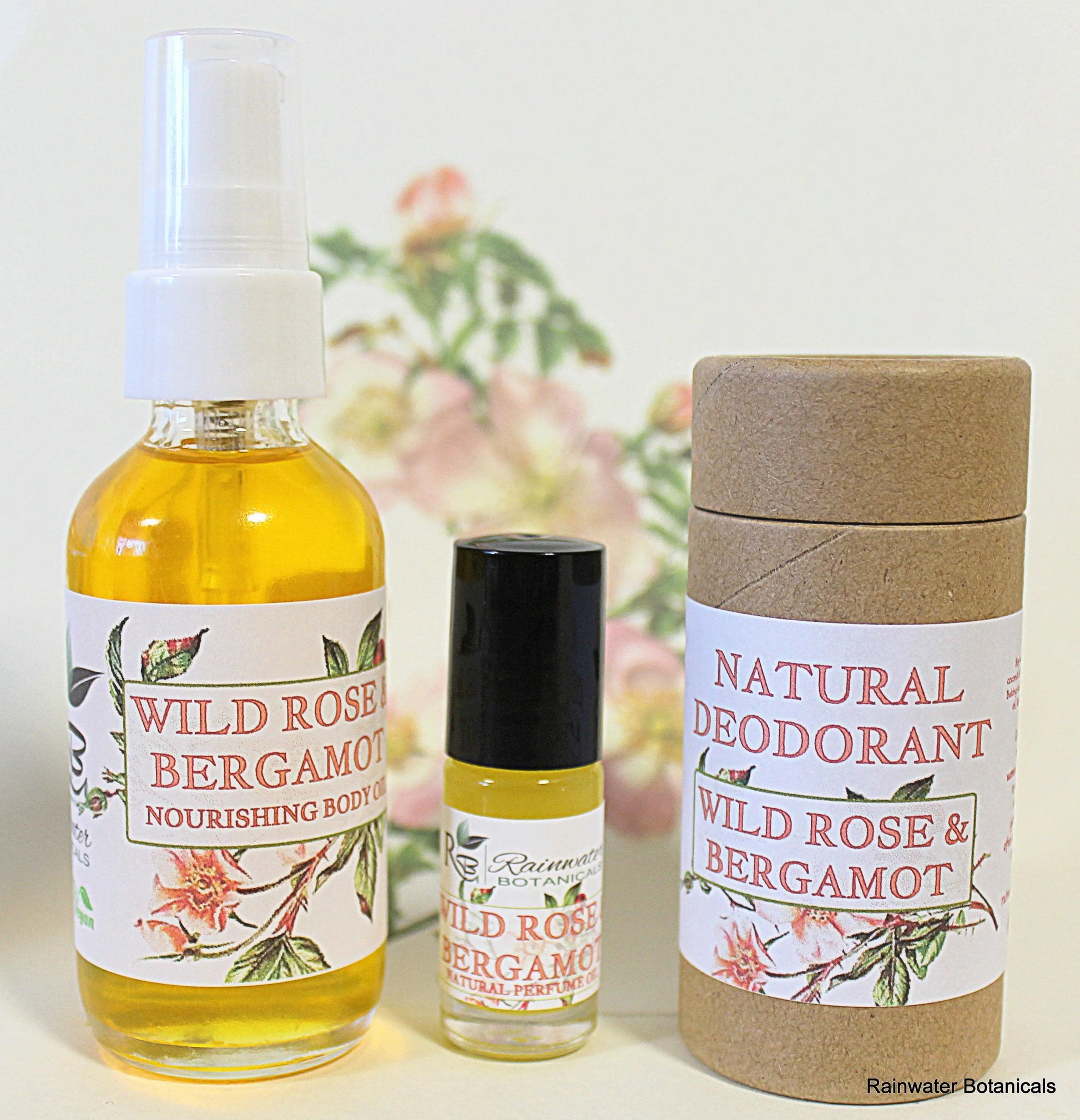 Wild Rose & Bergamot Body and Bath Oil