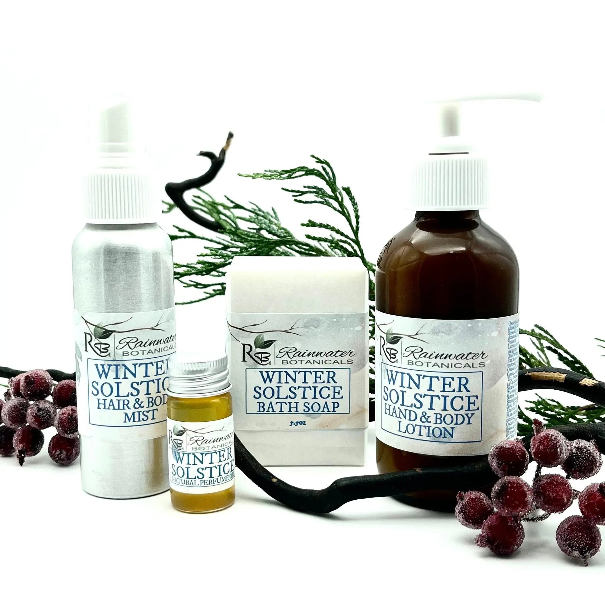 Winter Solstice Natural Perfume Oil-Rainwater Botanicals