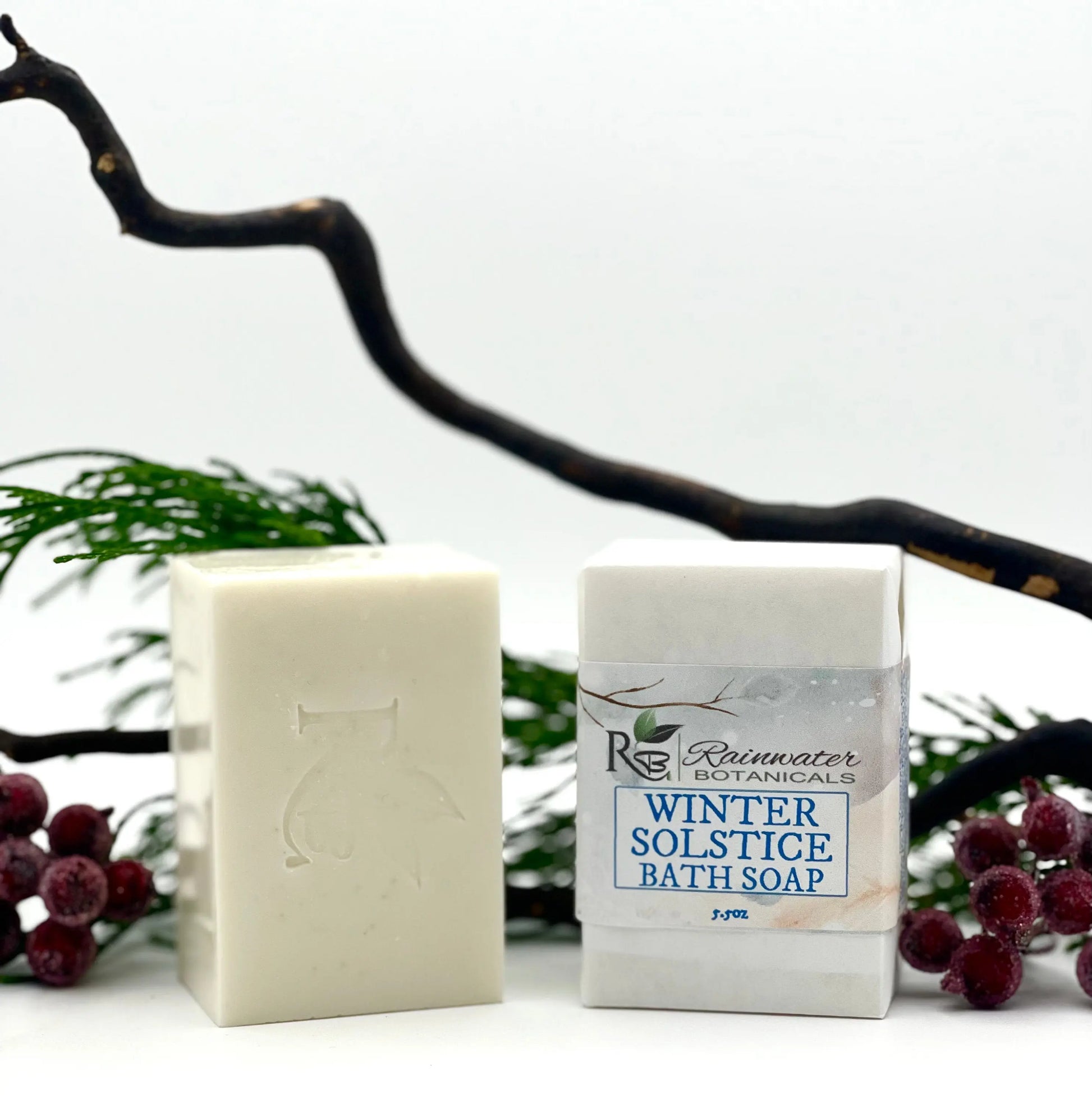 Winter Solstice Vegan Soap, Palm Free-Rainwater Botanicals