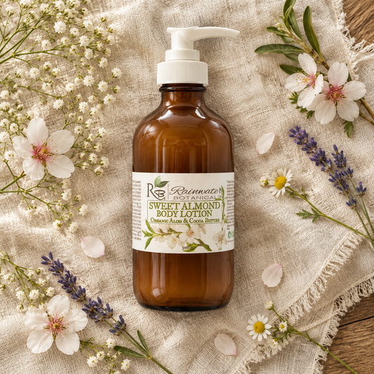 Lotion corporelle naturelle végétalienne aux amandes douces